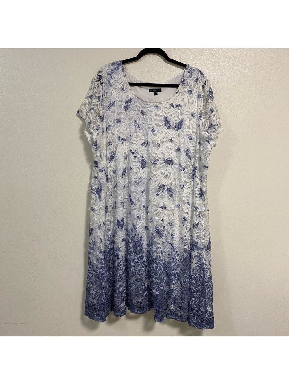Lane Bryant Printed Lace Swing Dress Size 26/28